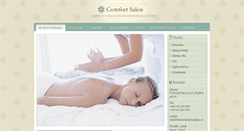 Desktop Screenshot of comfortsalon.cz
