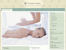 Tablet Screenshot of comfortsalon.cz